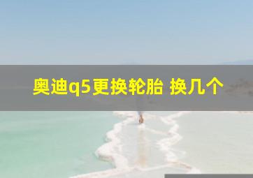 奥迪q5更换轮胎 换几个